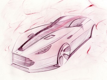 Aston Martin Viceroy Concept Design Sketch