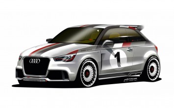 Audi A1 clubsport quattro Concept Design Sketch