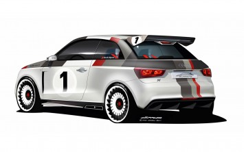 Audi A1 clubsport quattro Concept Design Sketch