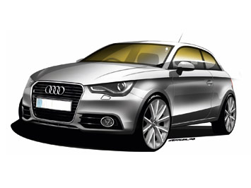 Audi A1 Design Sketch