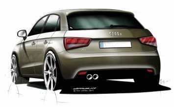 Audi A1 Sportback Design Sketch