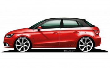 Audi A1 Sportback Design Sketch