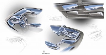 Audi A2 Concept Interior Design Sketch