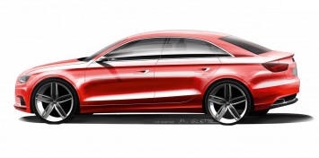 Audi A3 Concept Design Sketch