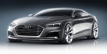 Audi A5 Coupe - Design Sketch Render