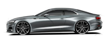 Audi A5 Coupe - Design Sketch Render