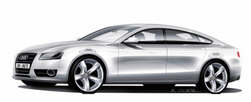 Audi A5 Sportback Design Sketch