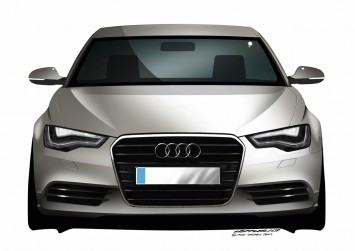 Audi A6 Design Sketch