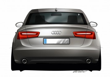 Audi A6 Design Sketch