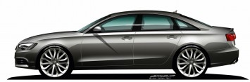 Audi A6 Design Sketch