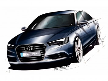 Audi A6 Design Sketch