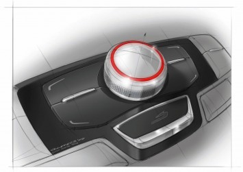 Audi A6 Interior Design Sketch