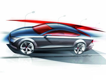 Audi A7 Sportback Design Sketch