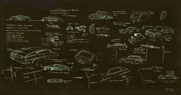 Audi A7 Sportback Design Sketches