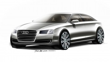 Audi A8 Design Sketch