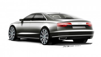 Audi A8 Design Sketch