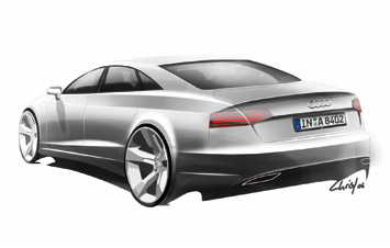 Audi A8 Design Sketch