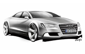 Audi A8 Design Sketch