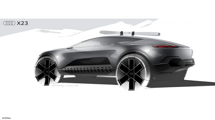 Audi activesphere Concept Design Sketch Render