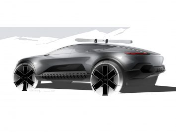 Audi activesphere Concept Design Sketch Render