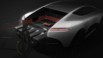 Audi activesphere Concept Design Sketch Render Rear loading area