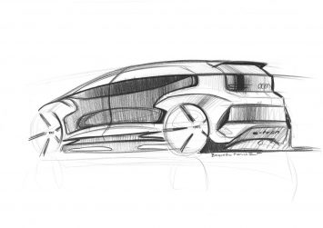 Audi AI ME Concept Design Sketch