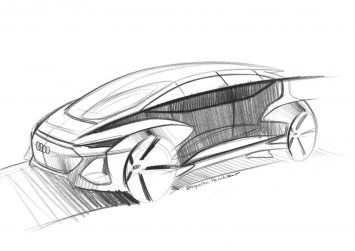 Audi AI ME Concept Design Sketch