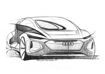 Audi AI ME Concept Design Sketch