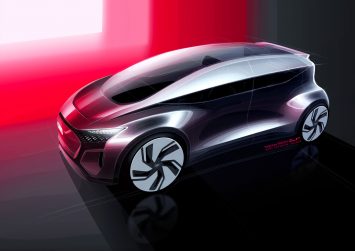 Audi AI ME Concept Design Sketch Render