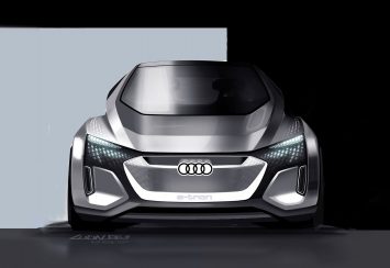 Audi AI ME Concept Design Sketch Render