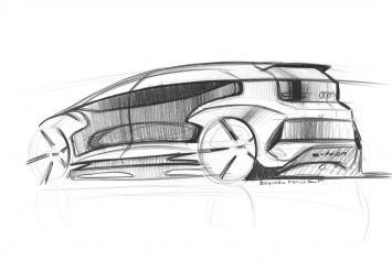 Audi AI.me Concept Design Sketch