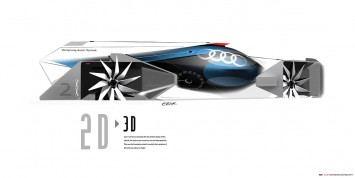 Audi Airomorph Concept - Design Sketch