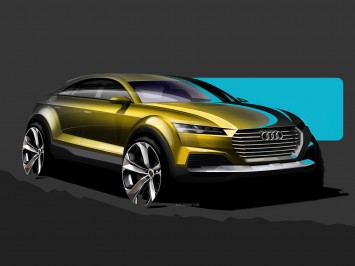 Audi Crossover Concept for Beijing 2014 - Design Sketch