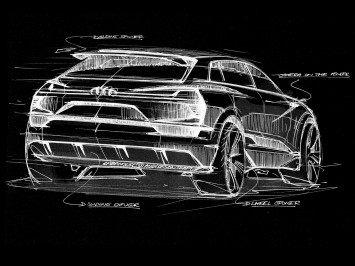 Audi e-tron quattro concept - Design Sketch