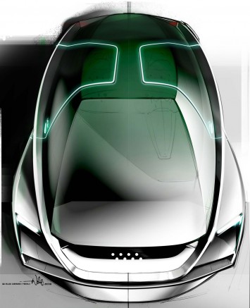 Audi fleet shuttle quattro concept - Design Sketch