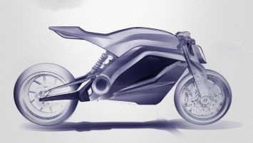 Audi Motorrad Concept Design Sketch