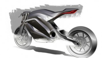 Audi Motorrad Concept Design Sketch