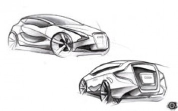 Audi O Concept design sketches