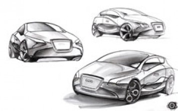 Audi O Concept design sketches