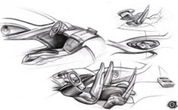 Audi O Concept design sketches