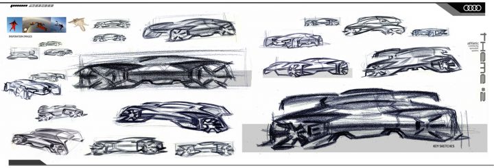 Audi Paon 2030 Concept by Lucia Lee Design Sketches