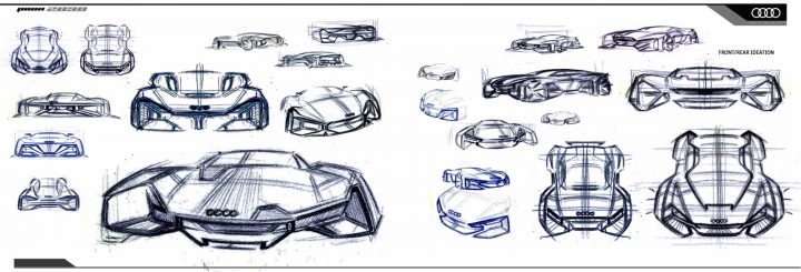 Audi Paon 2030 Concept by Lucia Lee Design Sketches