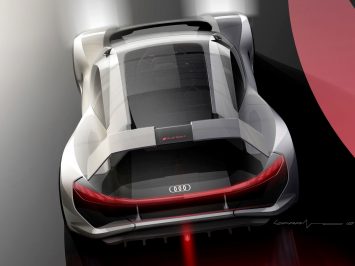 Audi PB18 e tron Concept Design Sketch Render