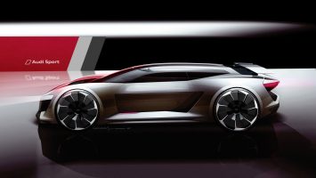 Audi PB18 e tron Concept Design Sketch Render