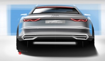 Audi Prologue allroad Concept Design Sketch Render