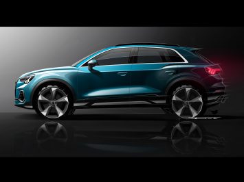 Audi Q3 Design Sketch Render