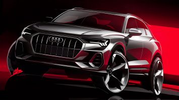 Audi Q3 Design Sketch Render