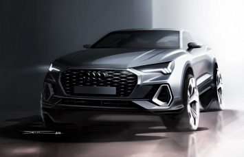 Audi Q3 Sportback Design Sketch Render