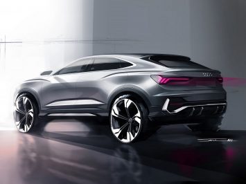 Audi Q3 Sportback Design Sketch Render