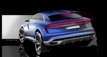 Audi Q8 Concept Design Sketch